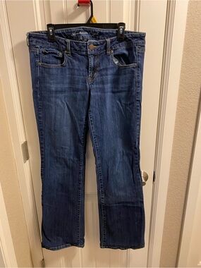 American Eagle Jeans 12 Long Favorite Boyfriend Stretch Blue Denim 12L 2010